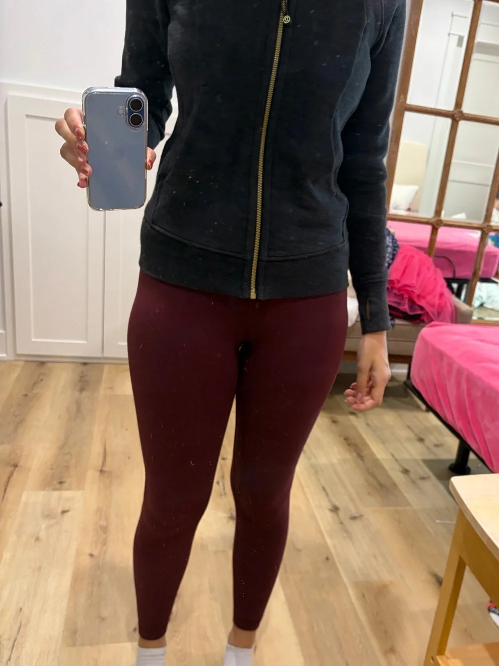 Lululemon Burgundy “Align” High-Rise Leggings